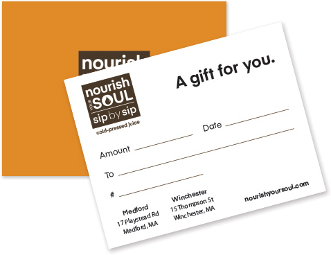 Nourish Your Soul Gift Card